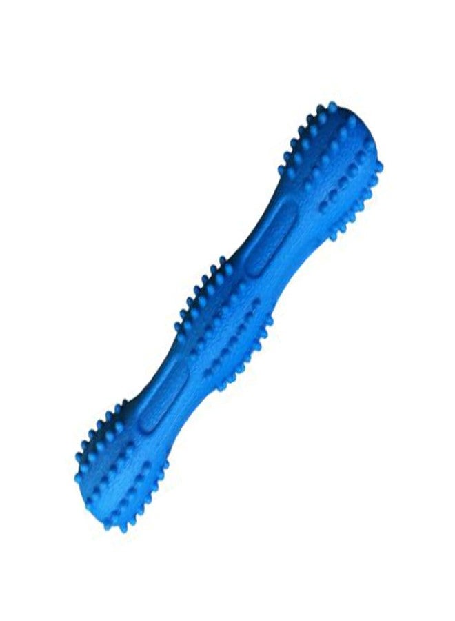 PET FUN لعبة مضغ كرة الرجبي المضيئة من بيت فن للكلاب والقطط | لعبة عصا مضيئة تصدر صوتاً عند الضغط عليها، مصنوعة من مادة TPR، لعبة متينة مقاومة للمضغ، مجموعة من قطعتين لتسنين الحيوانات الأليفة - Image 3